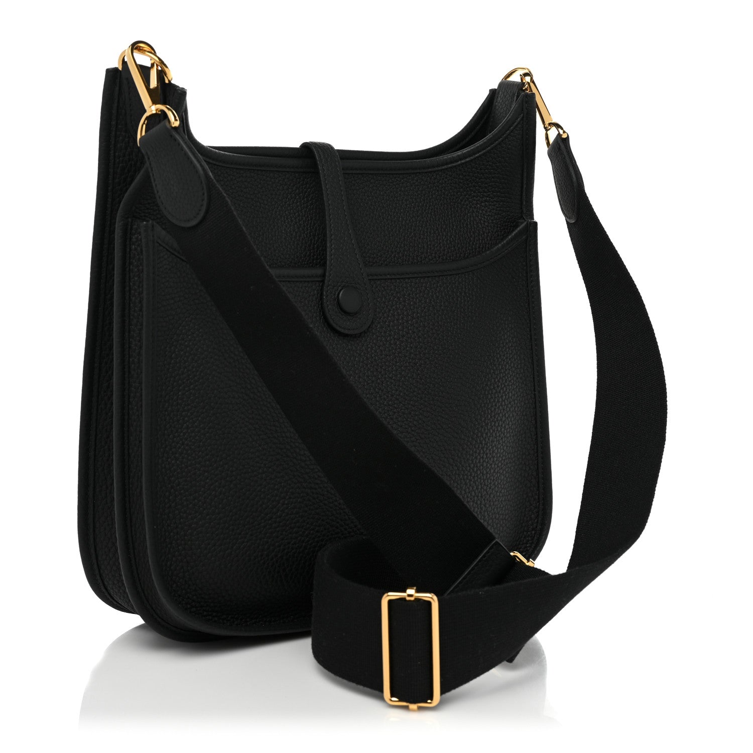 Hermes Taurillon Clemence Evelyne III PM Black 3 of 8