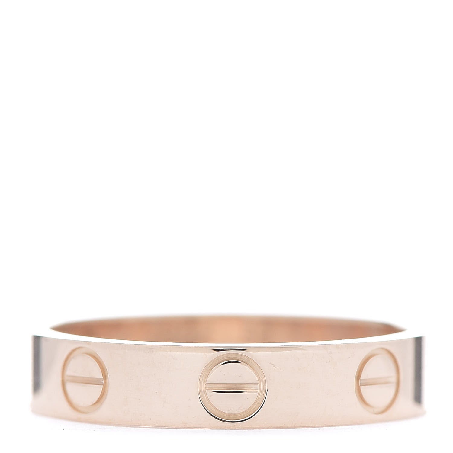 Cartier 18K Pink Gold 3.5mm LOVE Wedding Band Ring 50 5.25 1 of 5