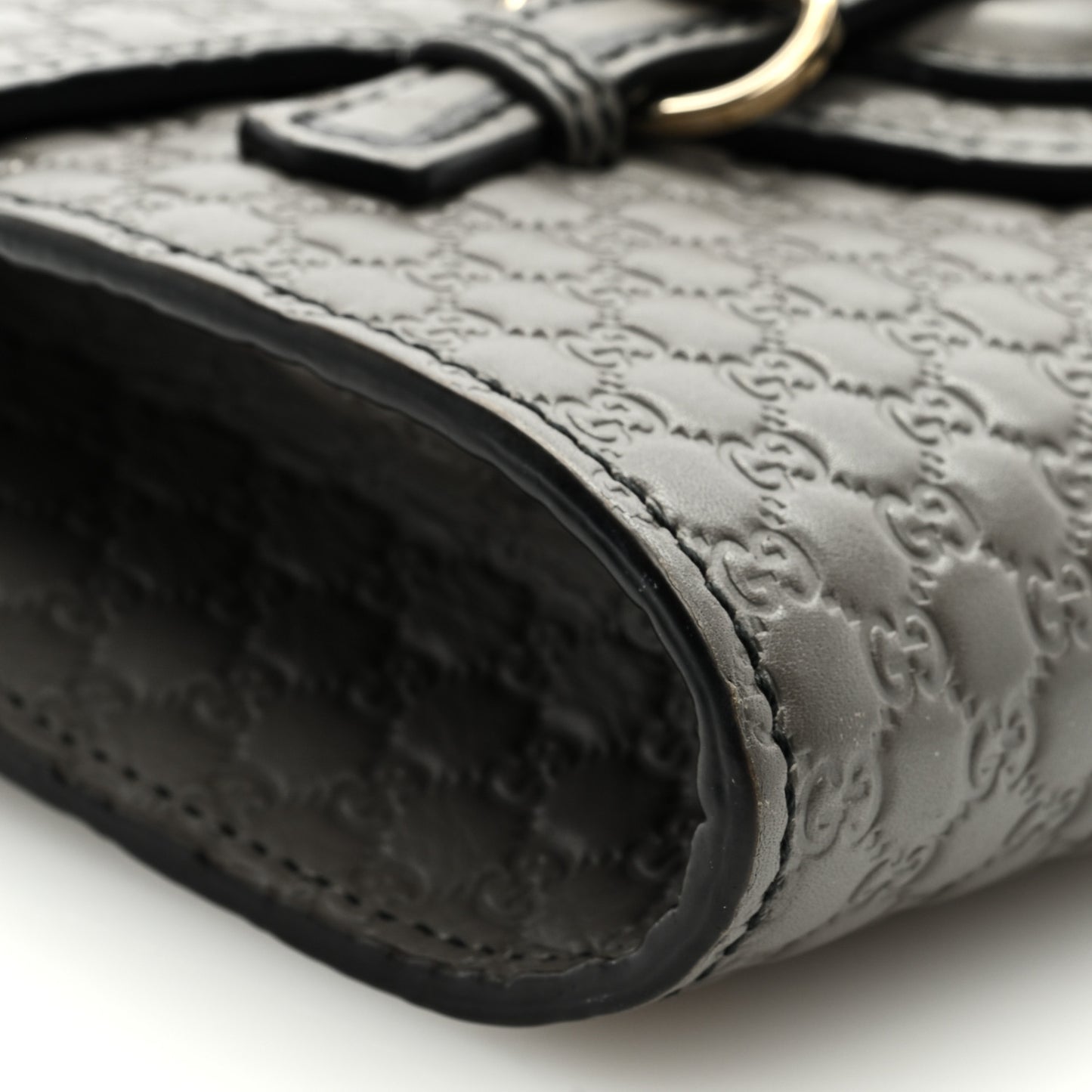 Soft Microguccissima Mini Emily Chain Shoulder Bag Loess