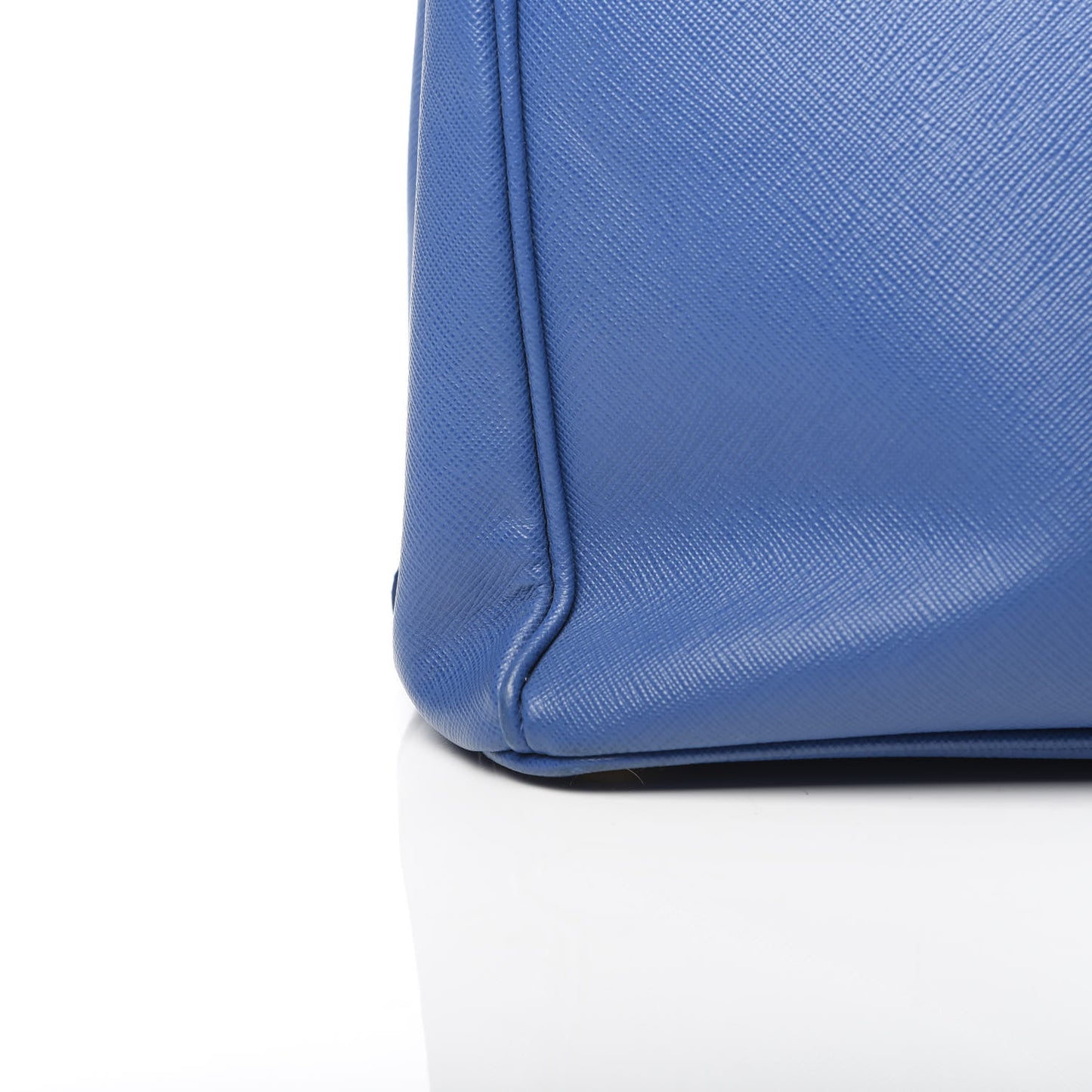 Saffiano Medium Galleria Double Zip Tote Azzurro