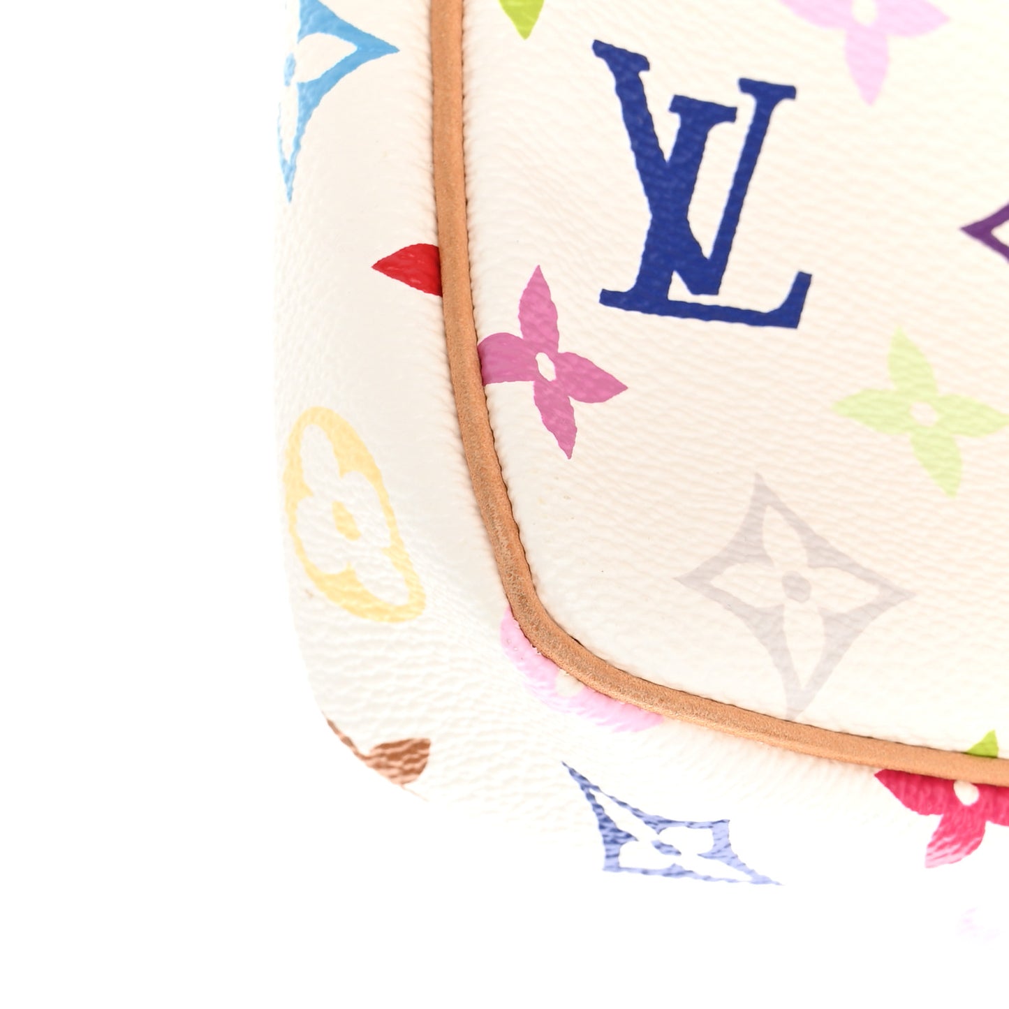 Monogram Multicolor Pochette Accessories White