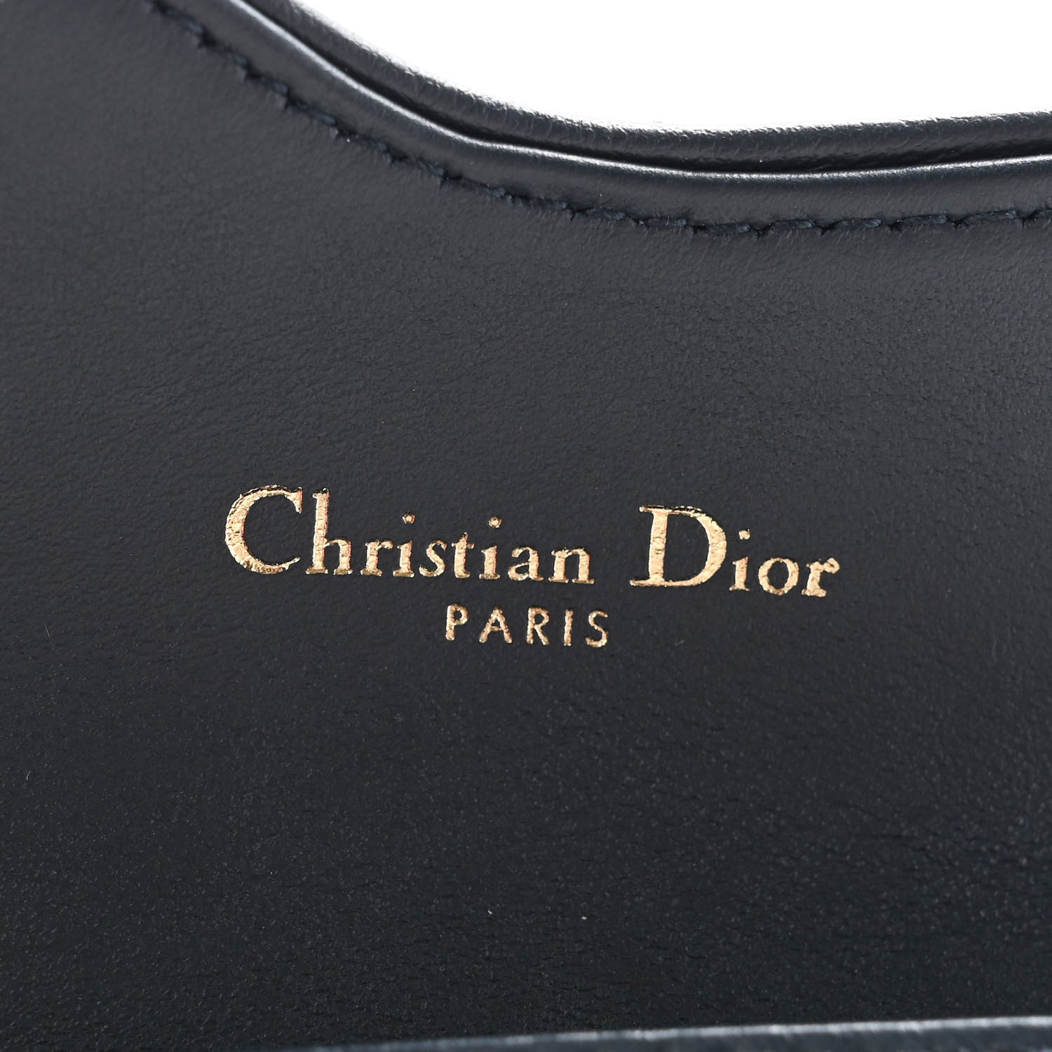 Christian Dior Oblique Saddle Card Holder Blue 6 of 10