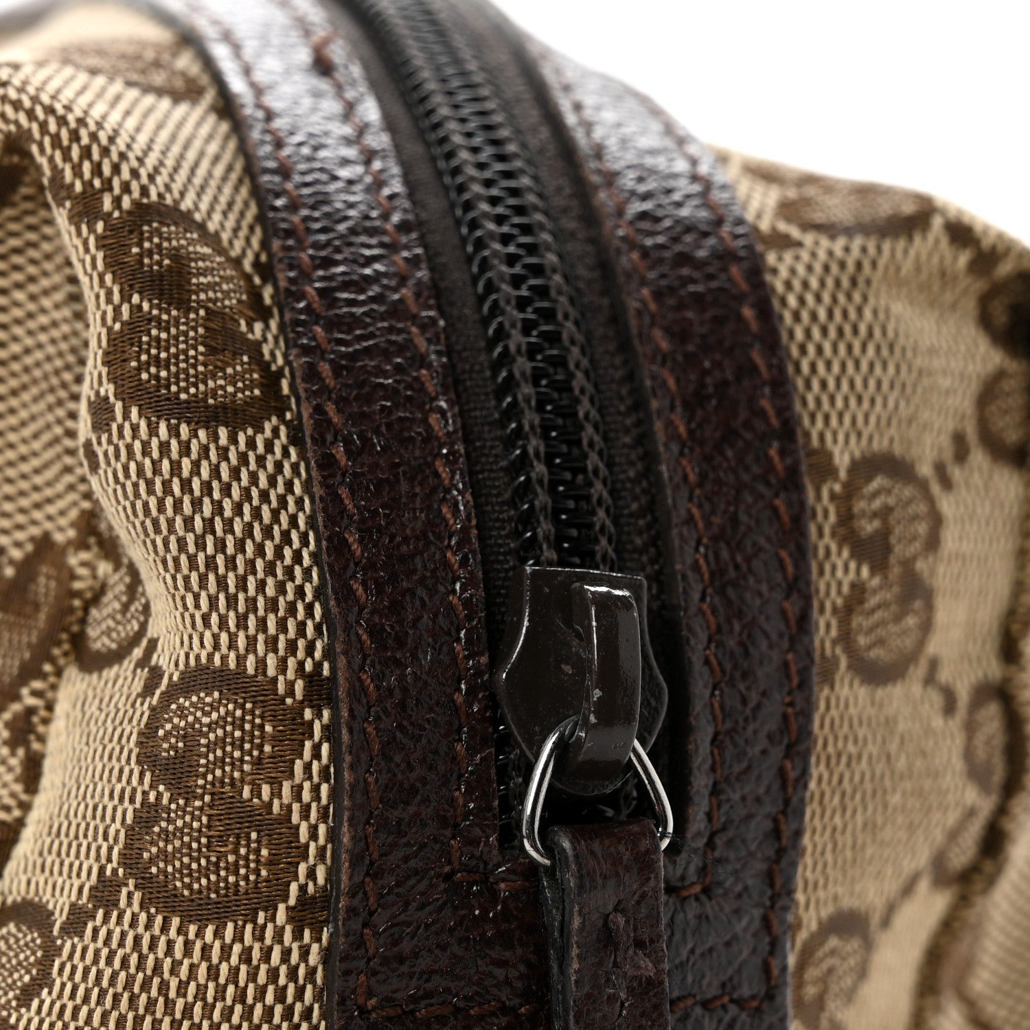 Gucci Monogram Large Cosmetic Case Brown 9 of 9