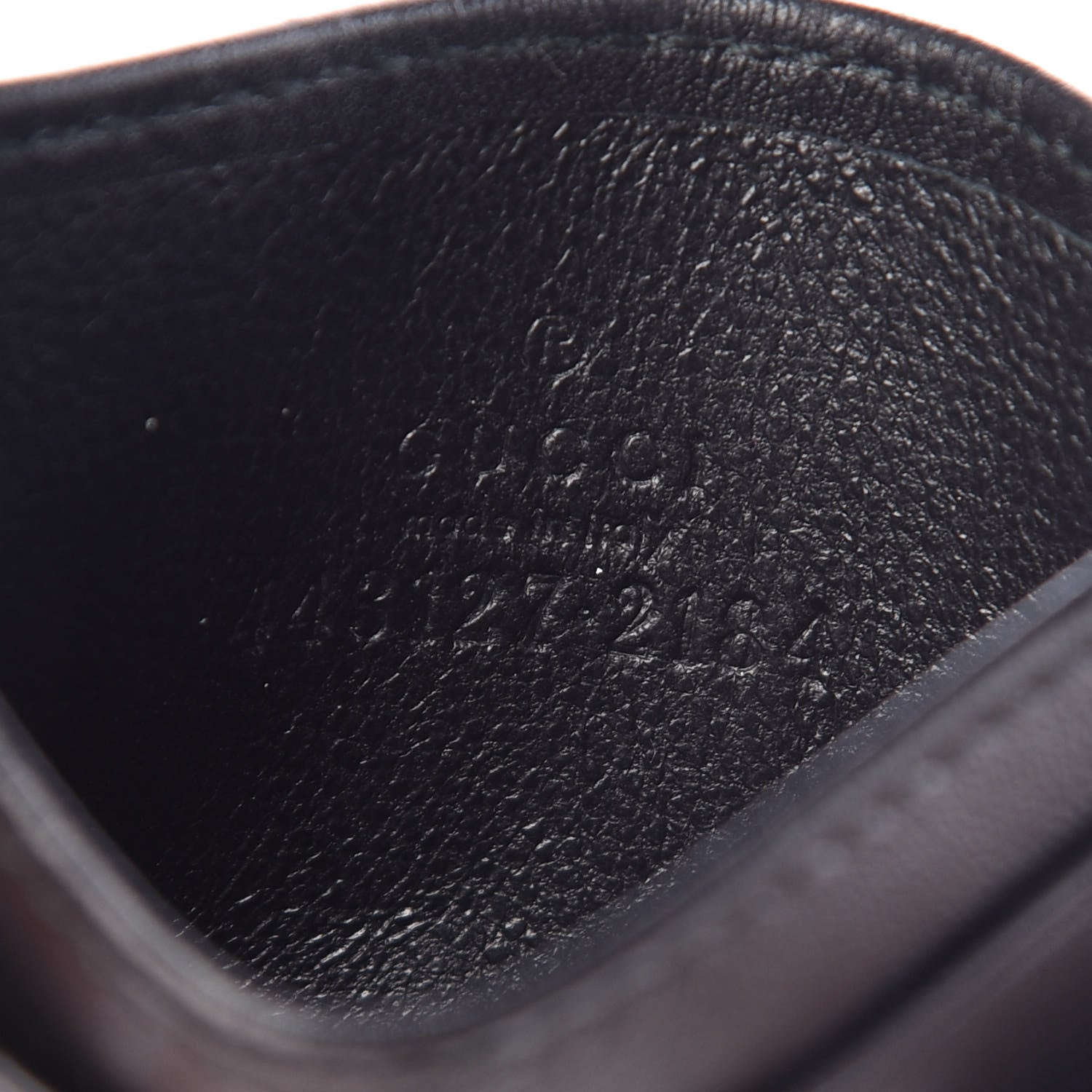 Gucci Calfskin Matelasse GG Marmont Card Holder Black 6 of 8