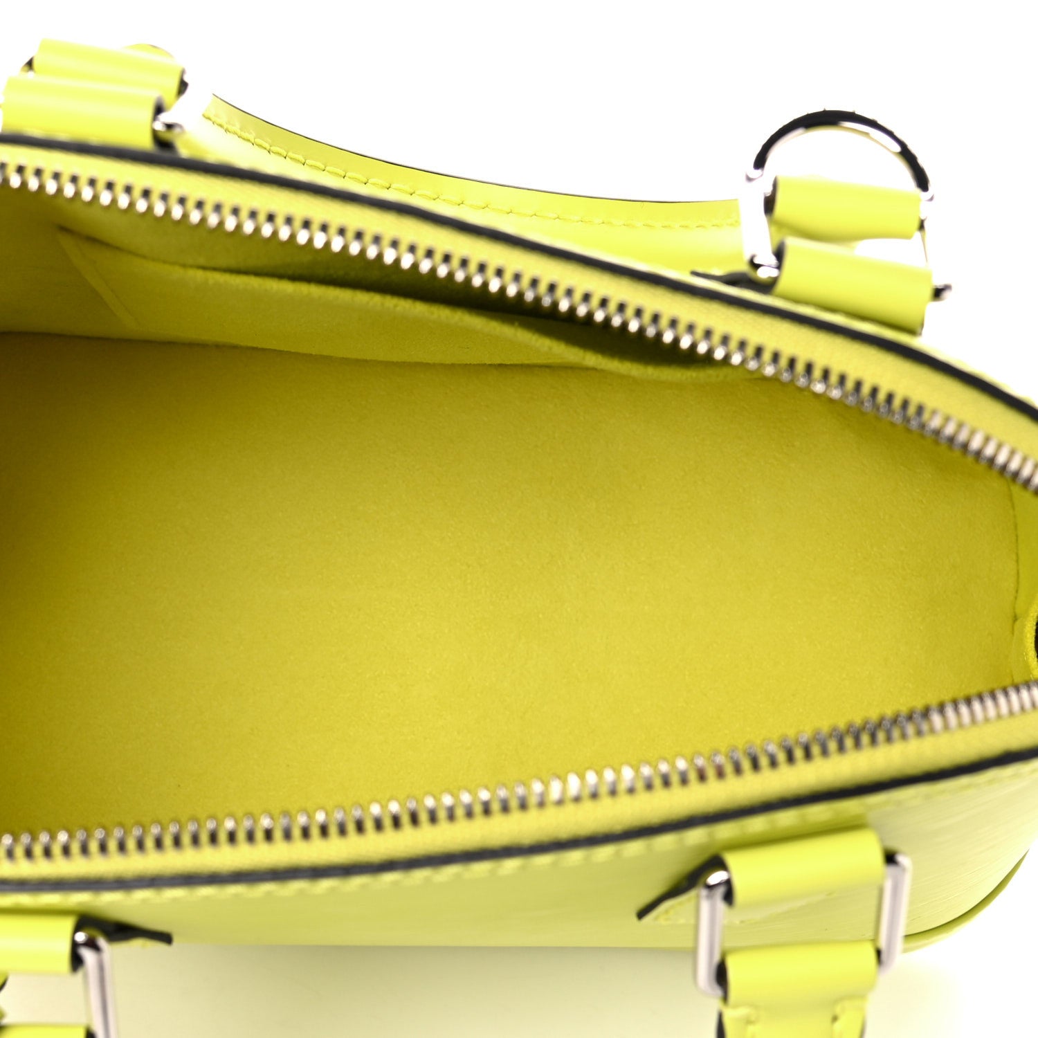 Louis Vuitton Epi Jacquard Alma BB Yellow Citron 6 of 10