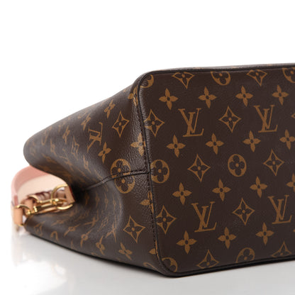 Louis Vuitton Monogram Braided Neonoe MM Peach Cream 6 of 10