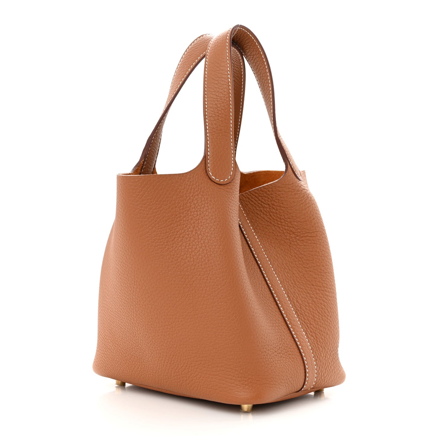 Taurillon Clemence Picotin Lock 18 PM Gold