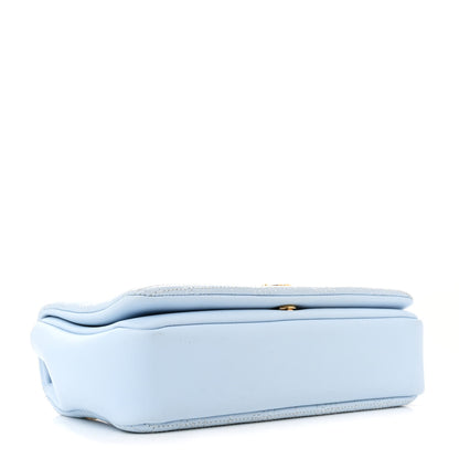 Burberry Lambskin Quilted Small Lola Bag Pale Blue 4 of 12