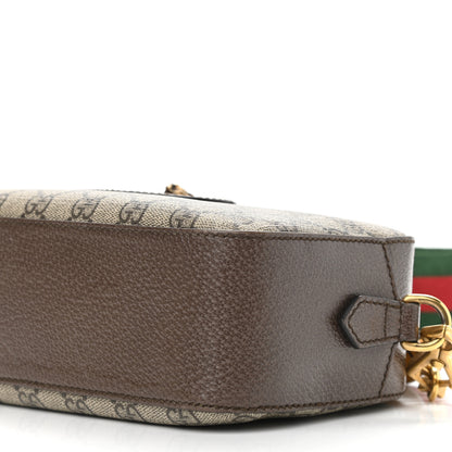 Gucci GG Supreme Monogram Web Neo Vintage Shoulder Bag Beige New Acero Crop 10 of 11