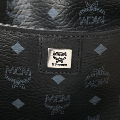 MCM Visetos Shopping Tote Black 6 of 16