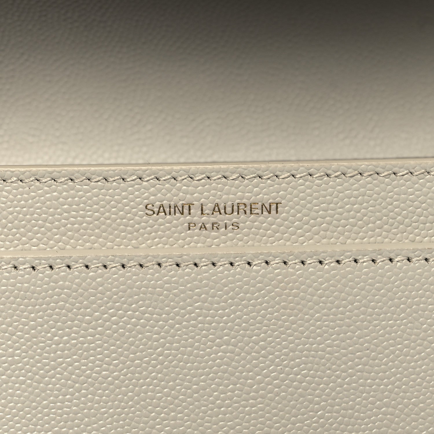 Saint Laurent Grain De Poudre Monogram Cassandra Clasp Bag Crema Soft 7 of 11