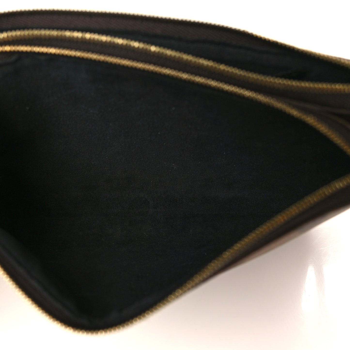 Reverse Monogram Giant Double Zip Pochette