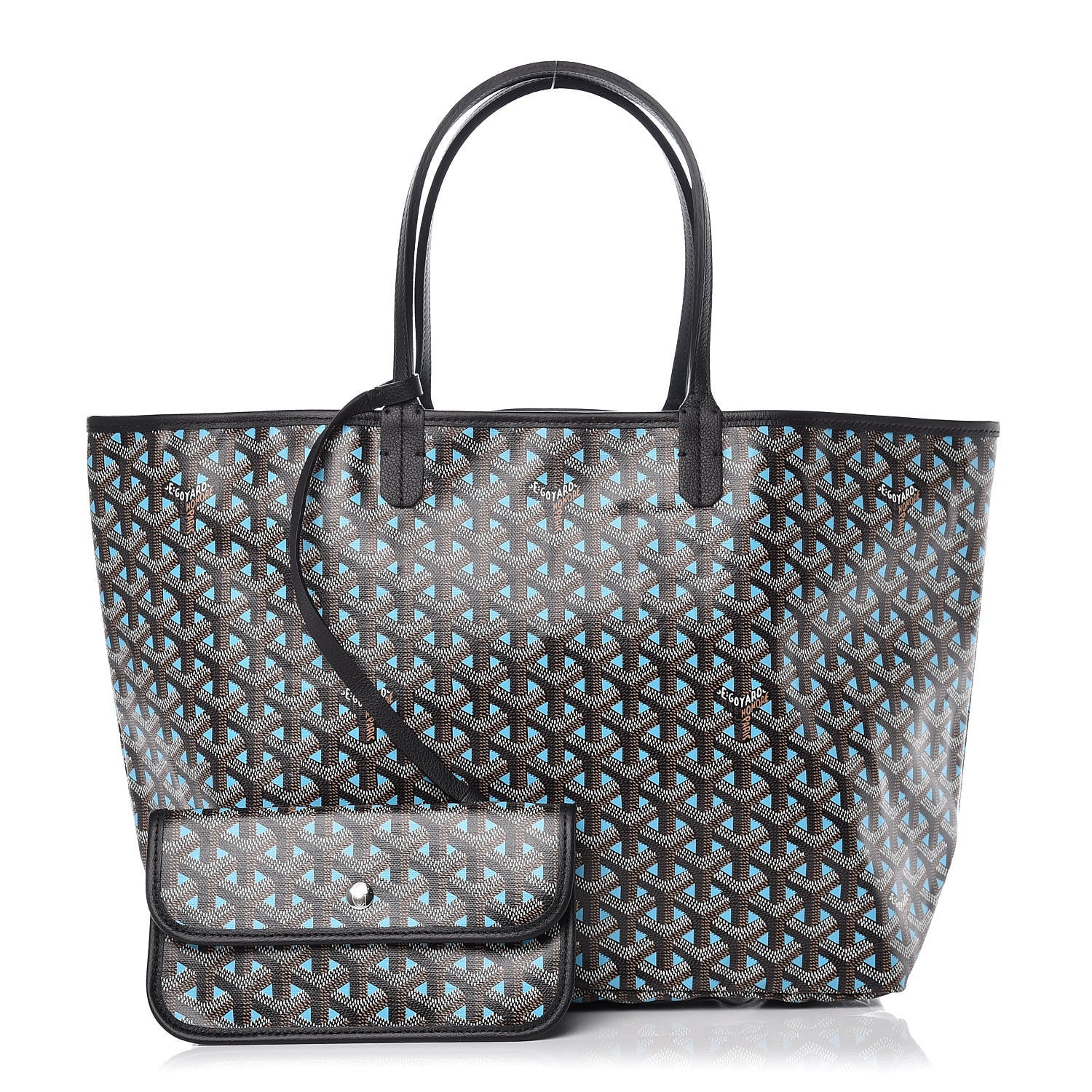 Goyard Goyardine Saint Louis Claire Voie PM Black Blue 1 of 10