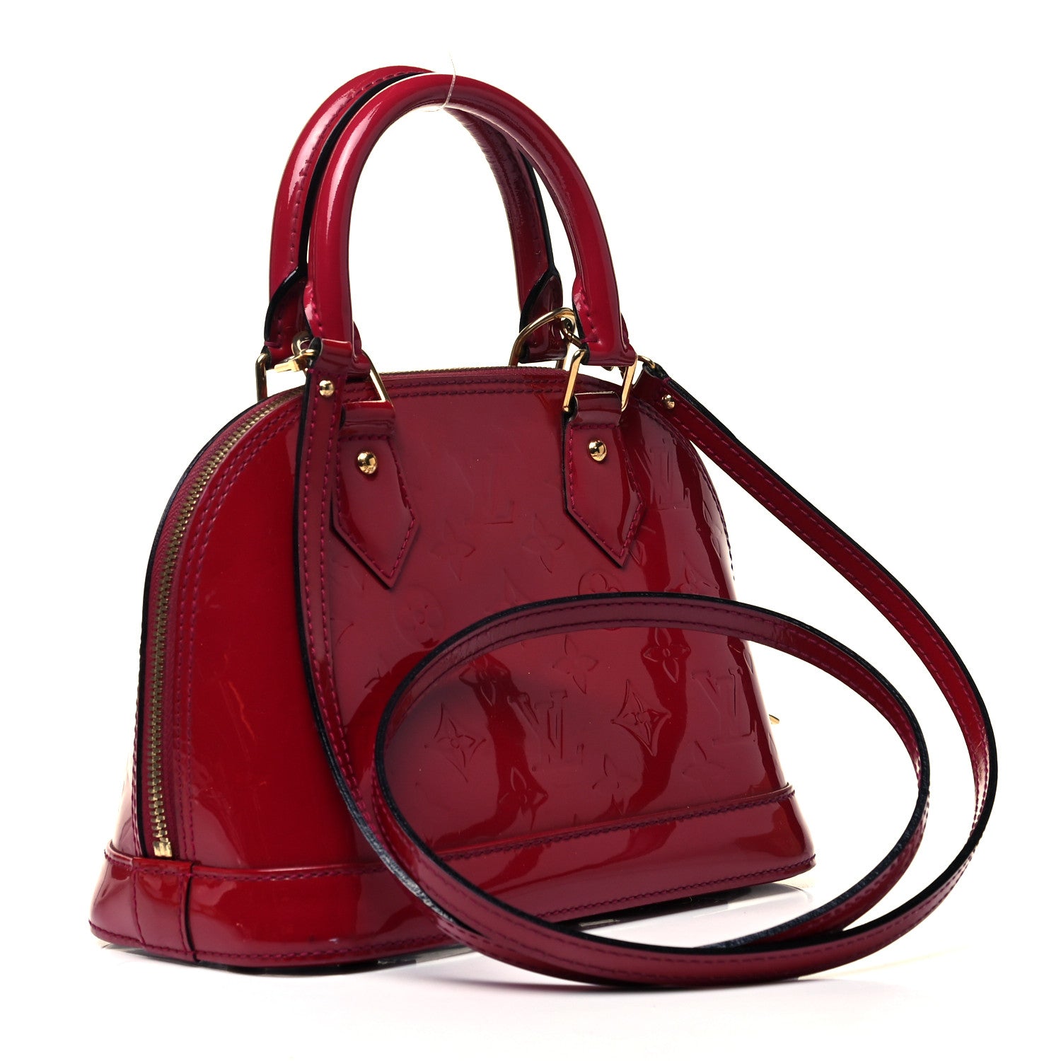 Louis Vuitton Vernis Alma BB Rose Indien 3 of 9