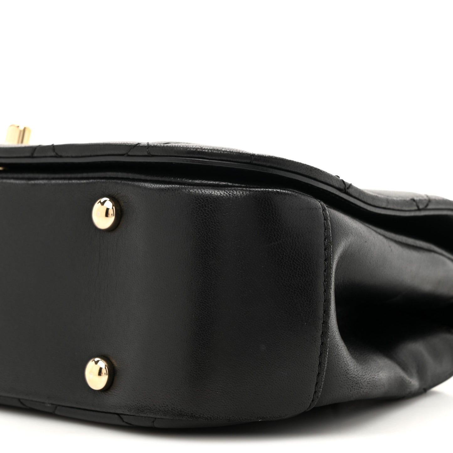 Lambskin Small Carry Chic Flap Black