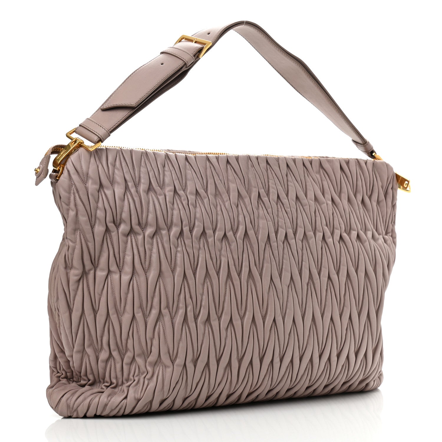 Miu Miu Nappa Matelasse Hobo Mughetto 3 of 10