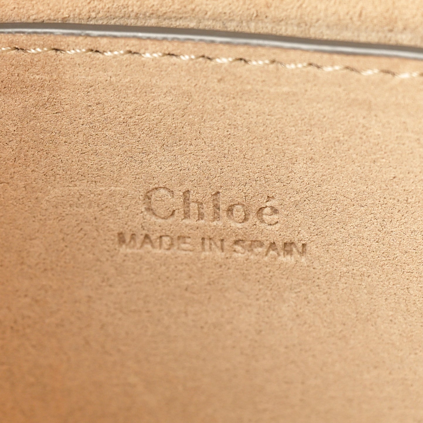 Chloe Suede Calfskin Small Faye Shoulder Bag Tobacco 6 of 12