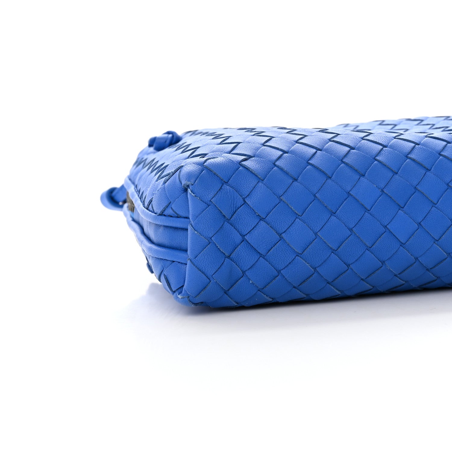 Bottega Veneta Nappa Intrecciato Nodini Crossbody Messenger Signal Blue 9 of 11