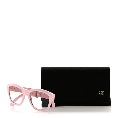 Chanel Acetate Crystal Folding Square Sunglasses 71692 Pink 8 of 8