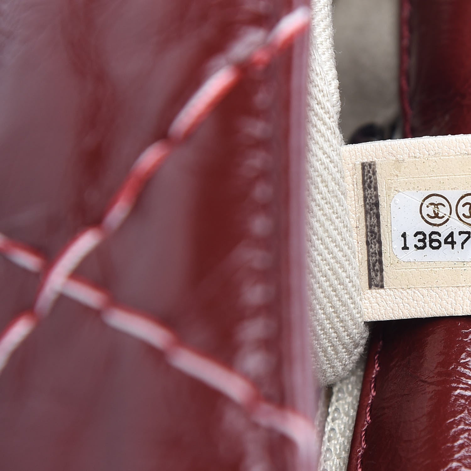 Chanel Glazed Goatskin Double Stitch Flap Red 9 of 10