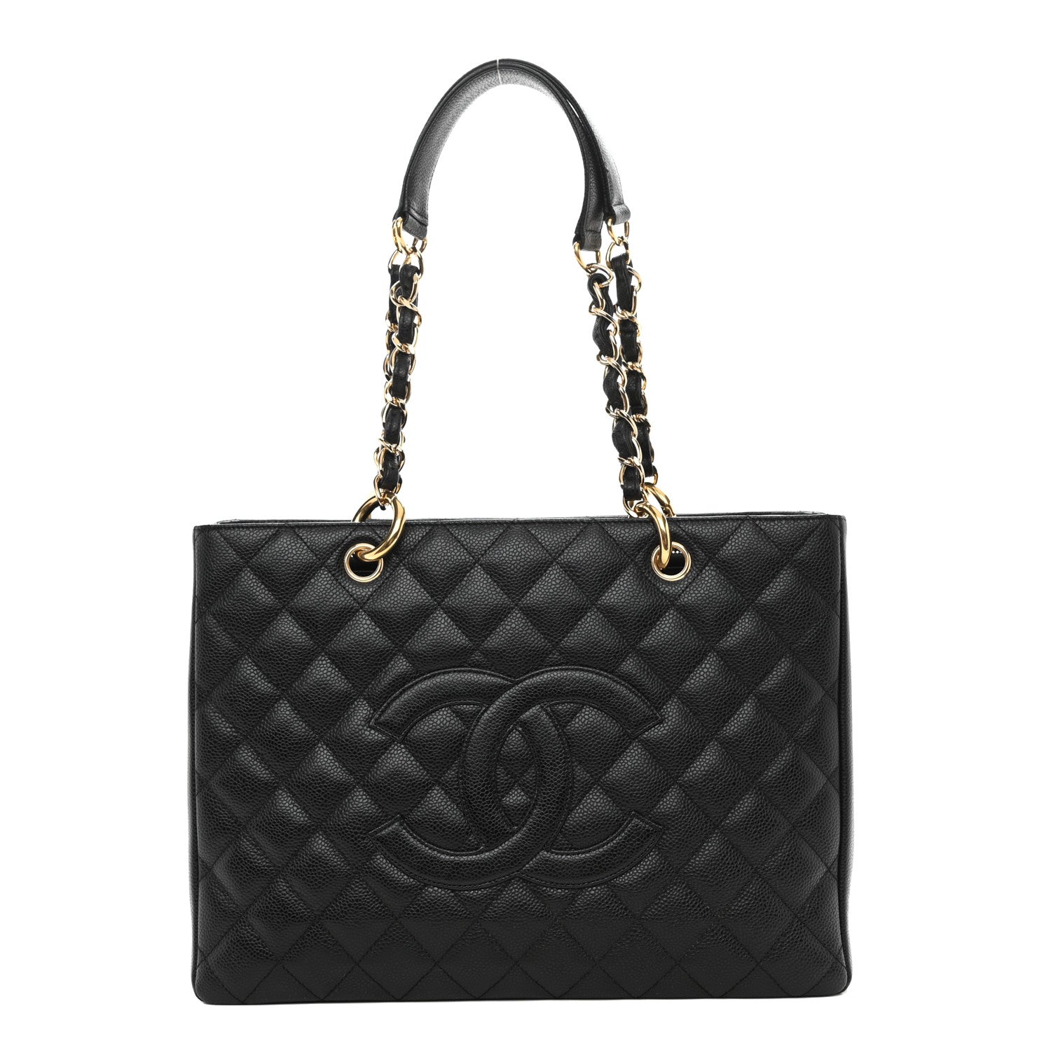 Chanel Caviar Quilted Grand Shopping Tote GST Black 1 of 8