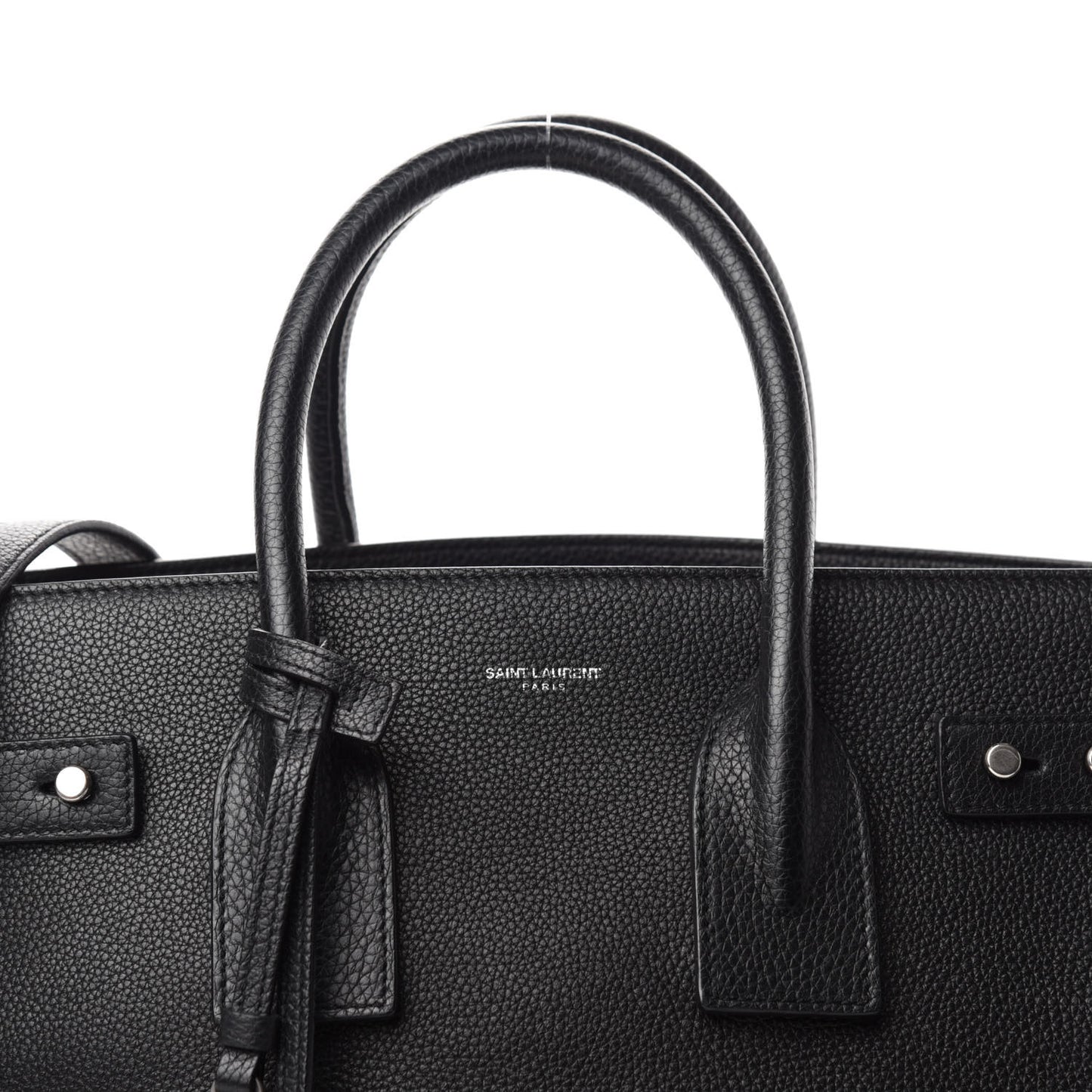 Grained Calfskin Small Supple Sac De Jour Black