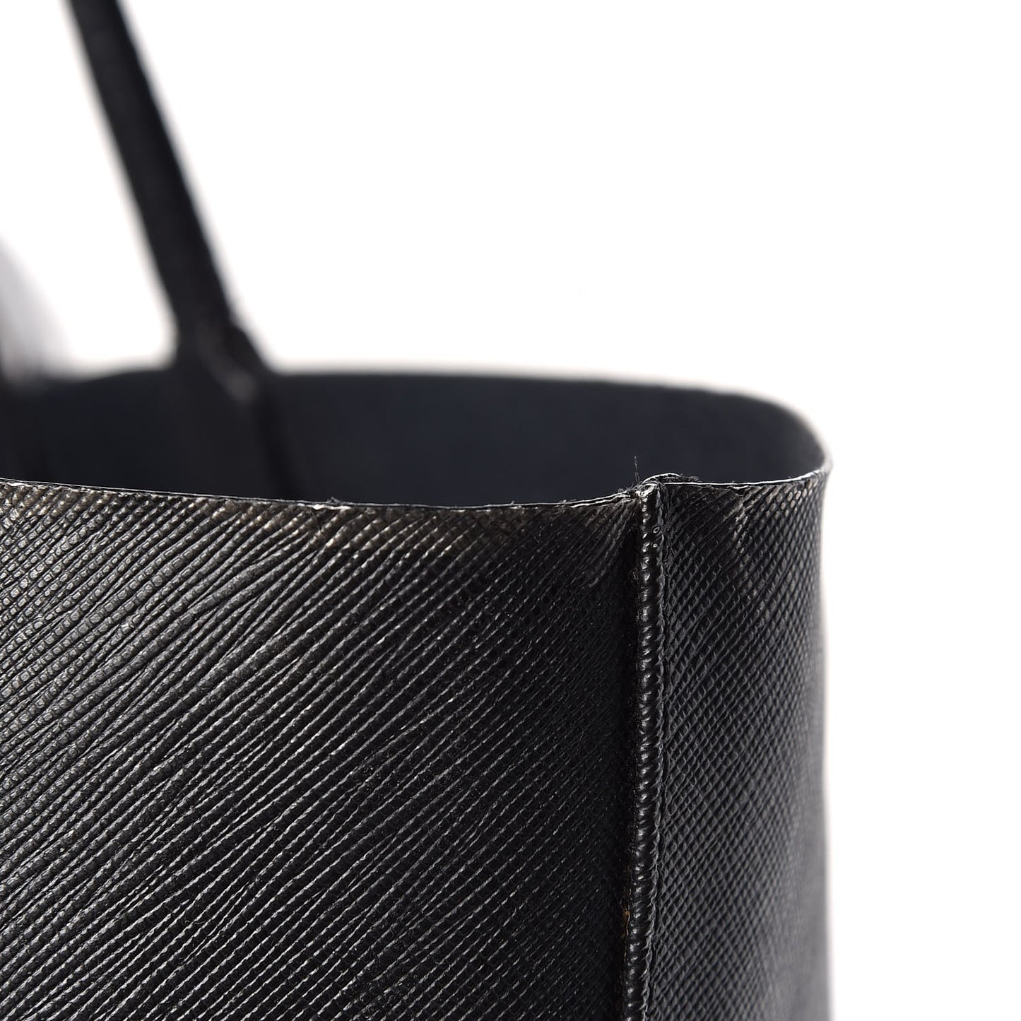 Textured Coated Canvas Favelas Large Antigona Tote Black