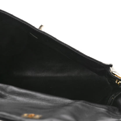 Chanel Lambskin Diamond Stitch Envelope Single Flap Black 5 of 12