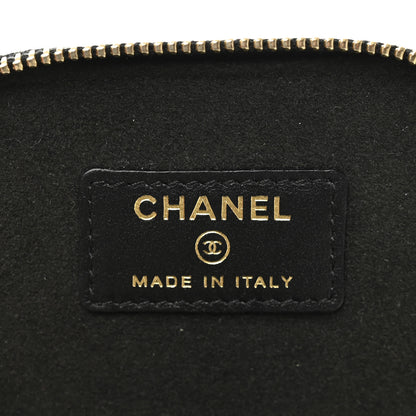 Chanel Caviar Quilted Jewelry Travel Case Black 6 of 7