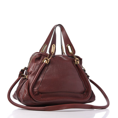 Chloe Calfskin Medium Paraty Burgundy 3 of 12