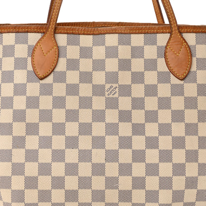 Louis Vuitton Damier Azur Neverfull MM 9 of 19