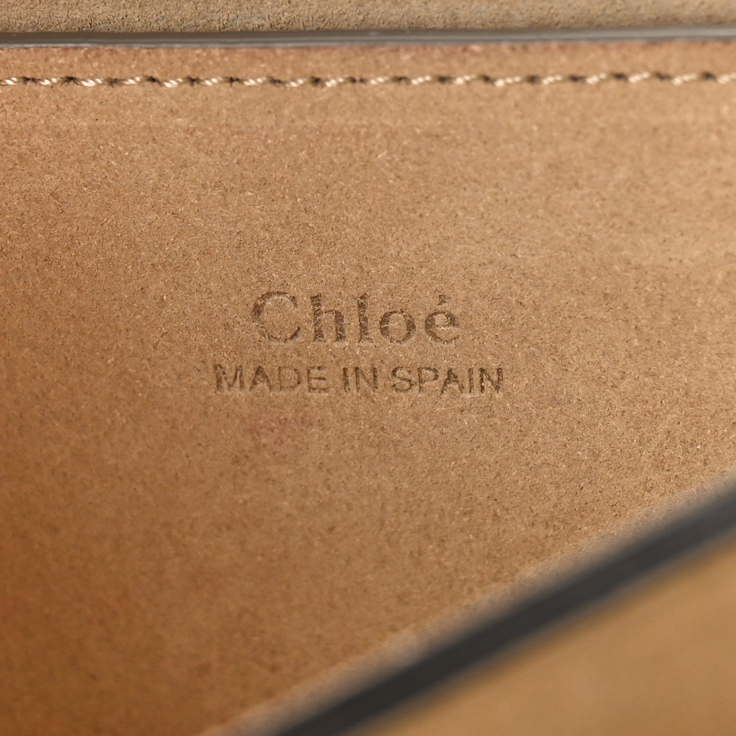Chloe Suede Calfskin Small Faye Shoulder Bag Motty Grey 6 of 10
