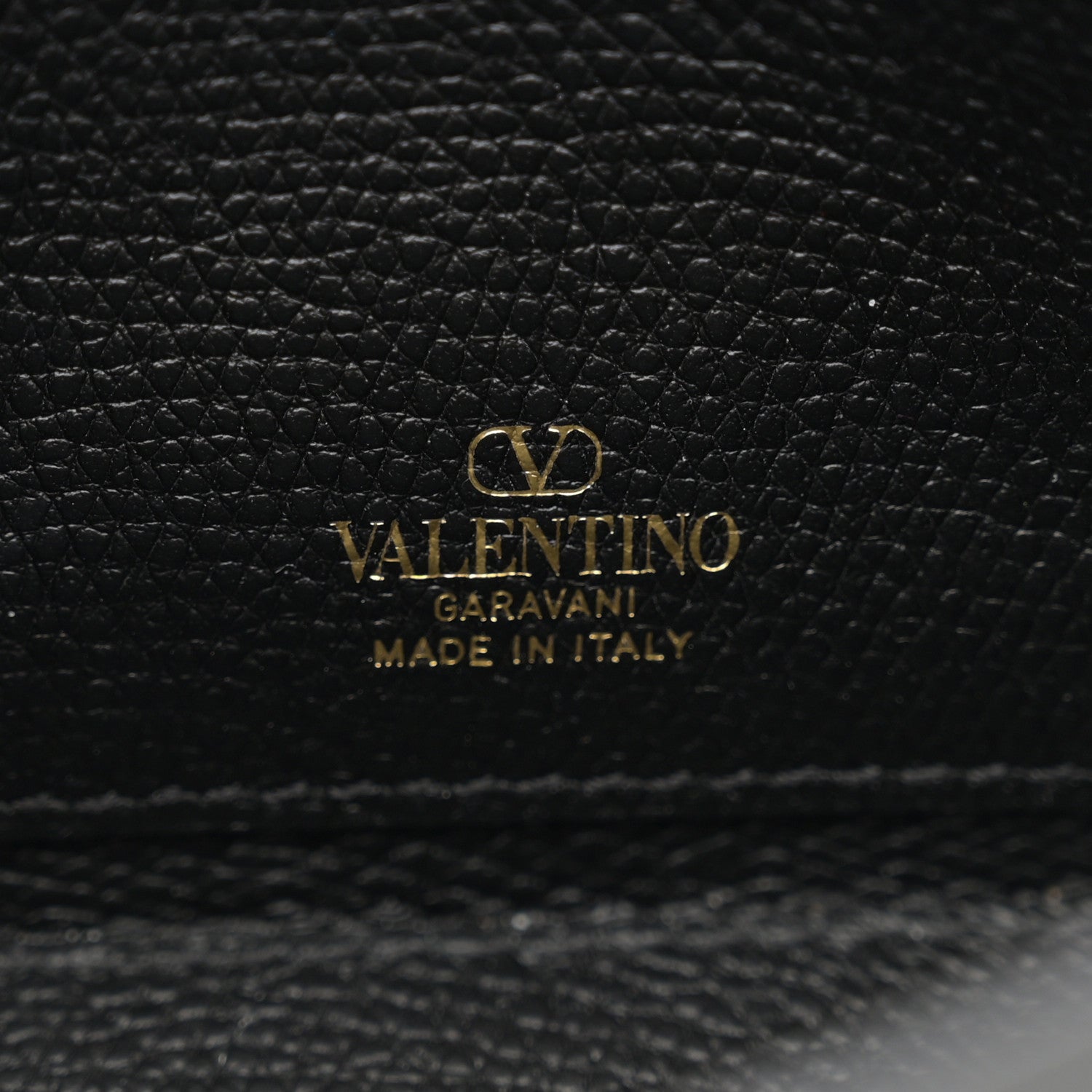 Valentino Garavani Grainy Calfskin Vlogo Pouch With Chain Black 6 of 10