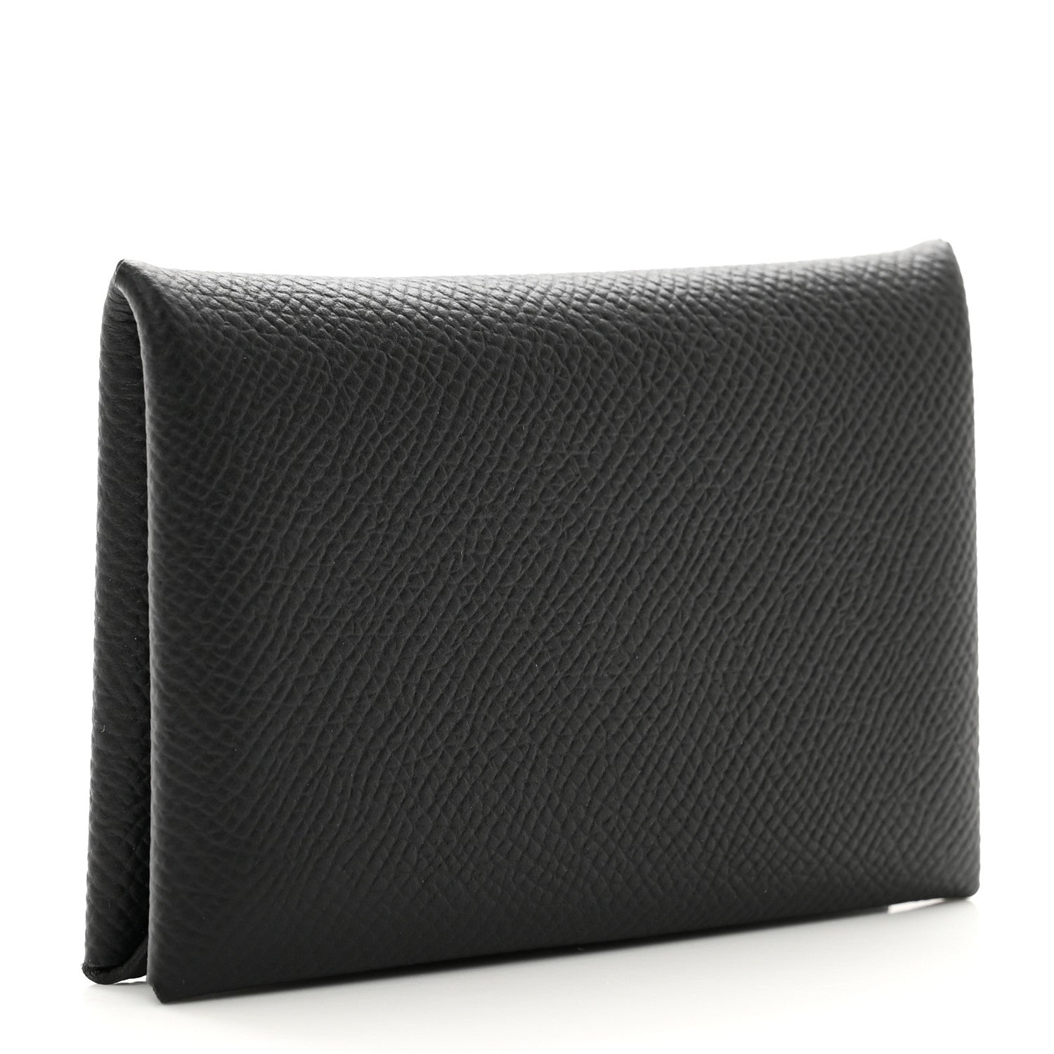 Hermes Epsom Calvi Card Case Black 3 of 7