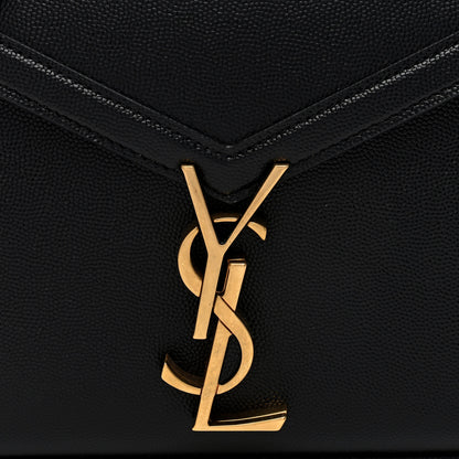Saint Laurent Grain de Poudre Mini Classic Monogram Cassandra Top Handle Black 7 of 9