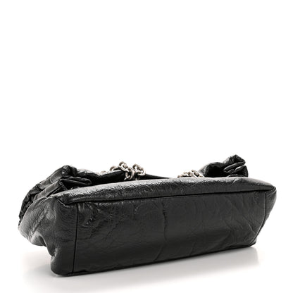 Balenciaga Arena Calfskin Small Monaco Chain Shoulder Bag Black 4 of 10