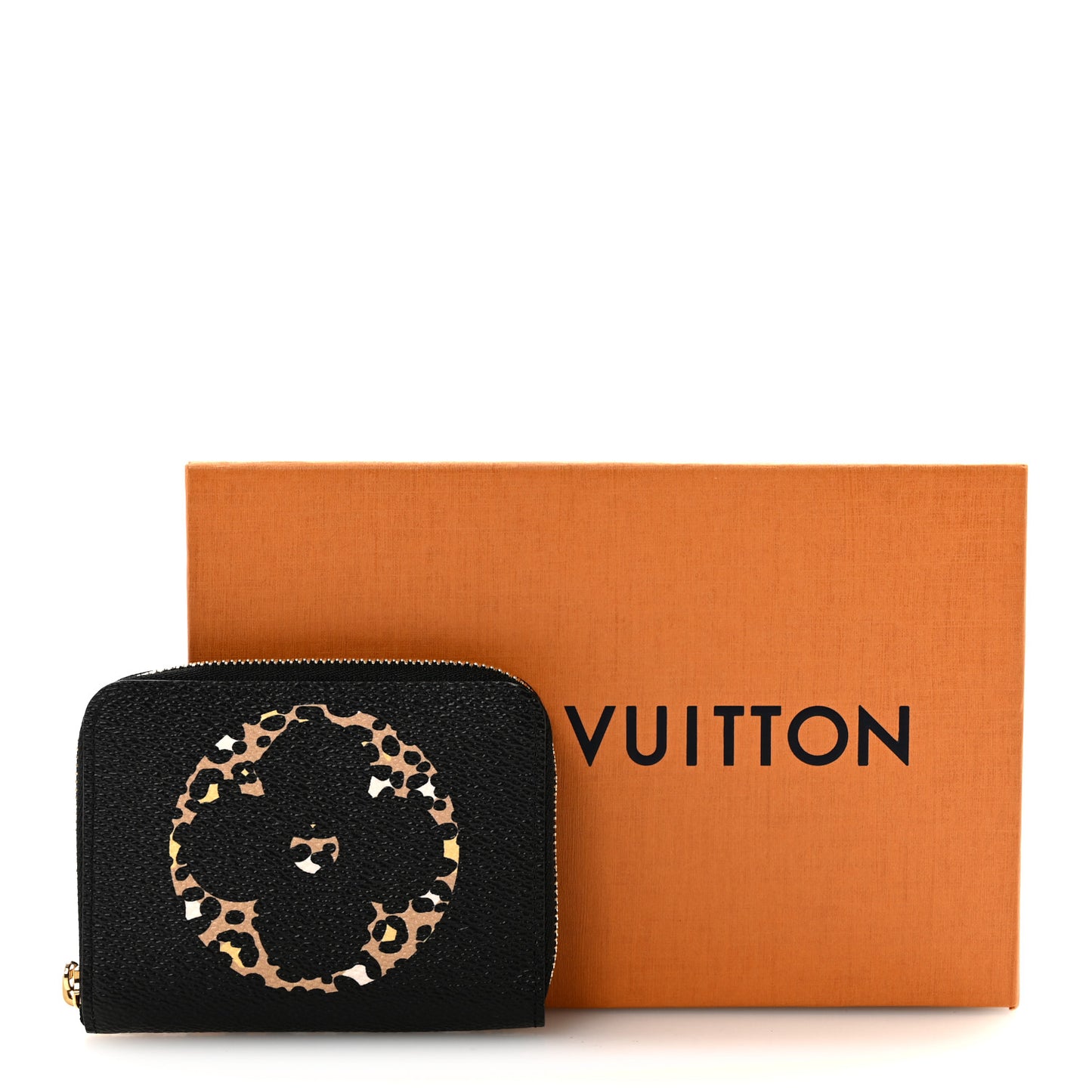 Monogram Giant Jungle Zippy Coin Purse Black