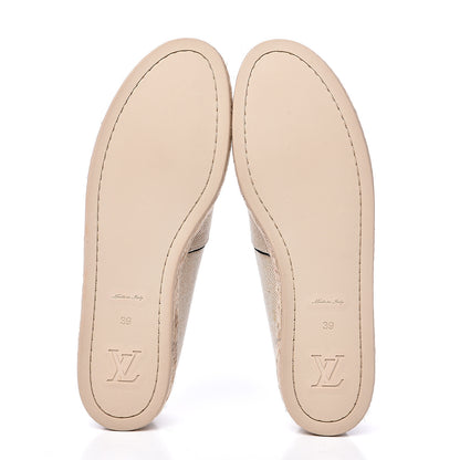 Louis Vuitton Canvas Postcard Espadrille Flats 39 Ecru 5 of 9