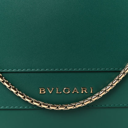 Bulgari Calfskin Serpenti Forever Shoulder Bag Emerald Green 9 of 12