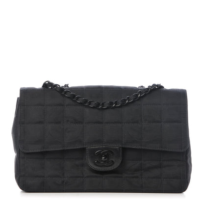 Chanel Nylon Medium Travel Flap Black 1 of 8
