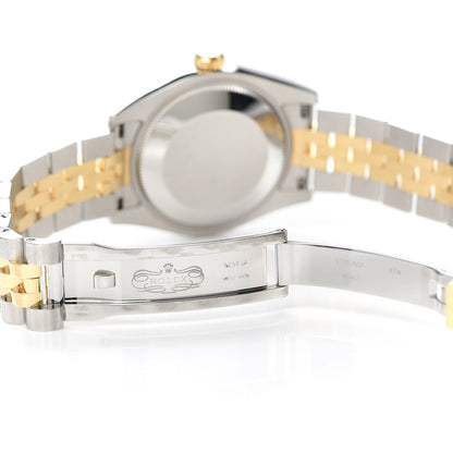 Rolex Stainless Steel 18K Yellow Gold 31mm Oyster Perpetual Datejust Watch Silver 178243 6 of 7