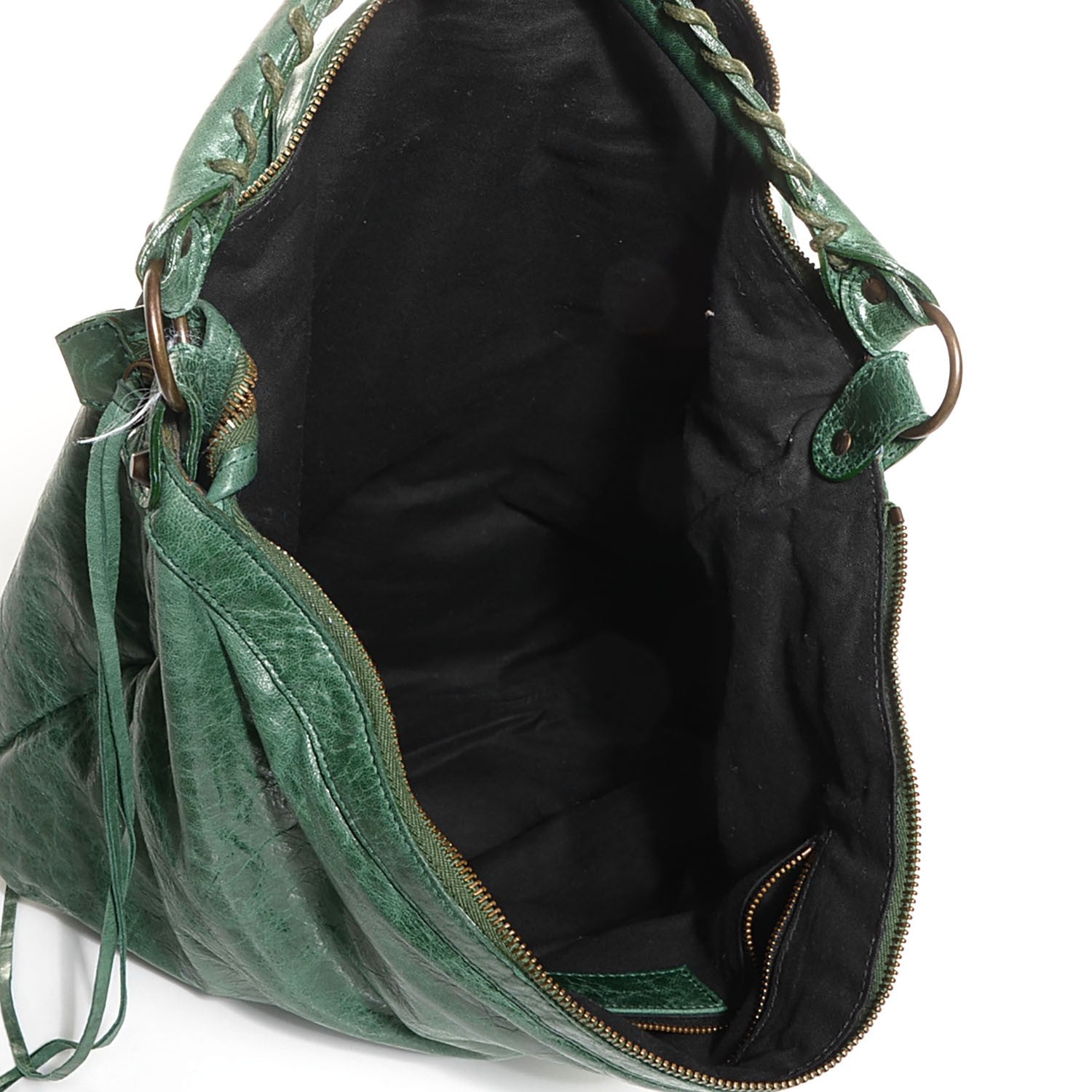 Balenciaga Chevre Classic Hardware Day Hobo Emeraude 5 of 11