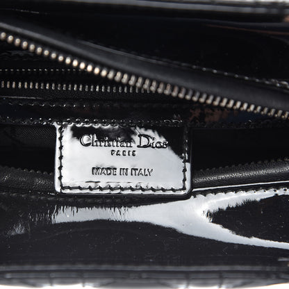 Christian Dior Patent Cannage Medium Lady Dior Black 8 of 10