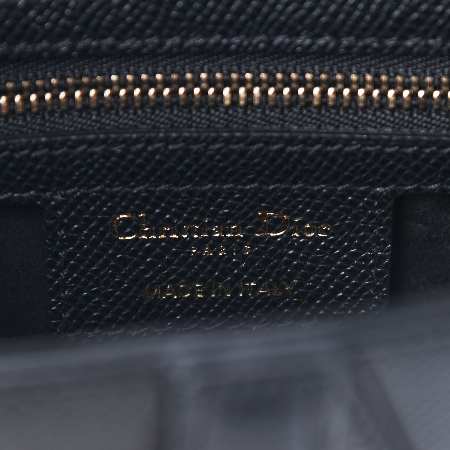 Grained Calfskin Saddle Bag Black