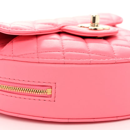 Chanel Lambskin Quilted CC In Love Heart Bag Pink 10 of 11