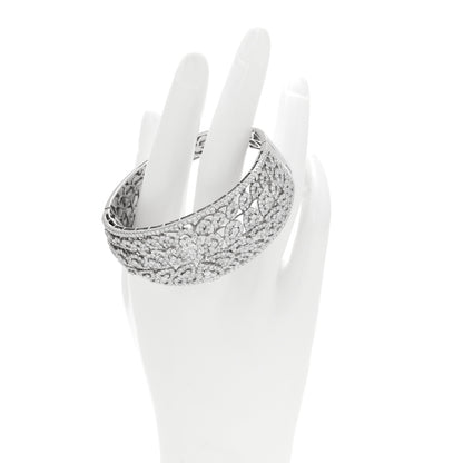 Parker & West by FASHIONPHILE 18K White Gold Diamond 10.80ctw Bangle Bracelet 2 of 6