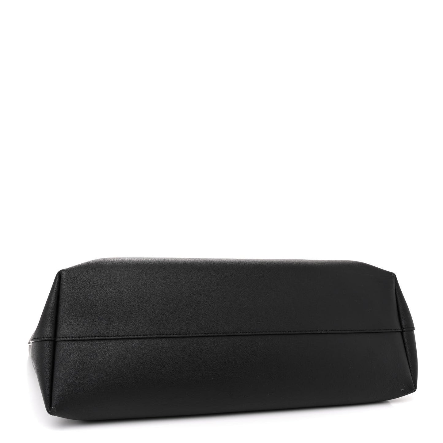 Calfskin Large Shopping Tote Black