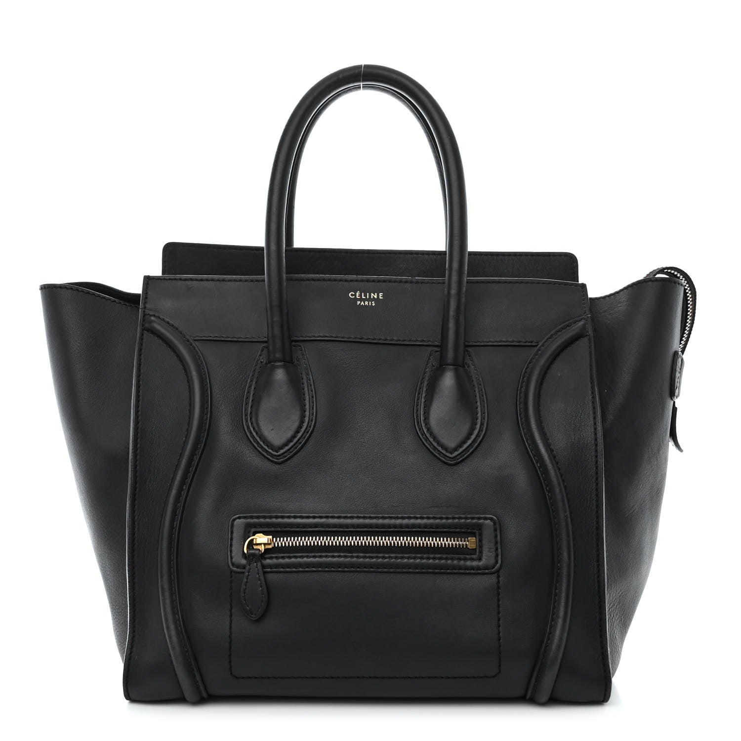 Celine Smooth Calfskin Mini Luggage Black 1 of 15