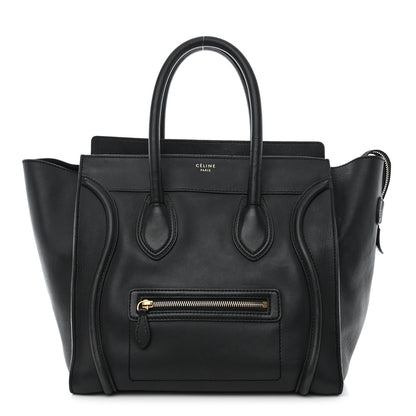 Celine Smooth Calfskin Mini Luggage Black 1 of 15