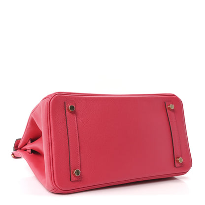 Hermes Epsom Birkin 30 Rose Extreme 4 of 10